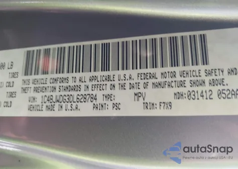 2013 Jeep Wrangler Unlimited из США, поврежденный, VIN 1C4BJWDG3DL628784